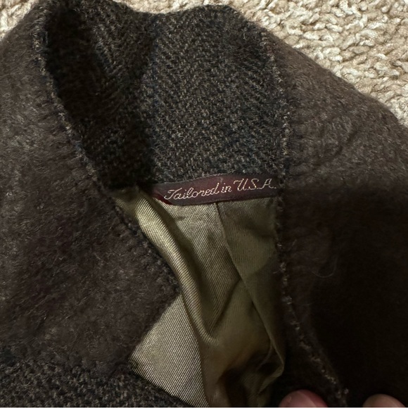 Redwood and Ross Brown 100% Wool Blazer - Picture 5 of 11